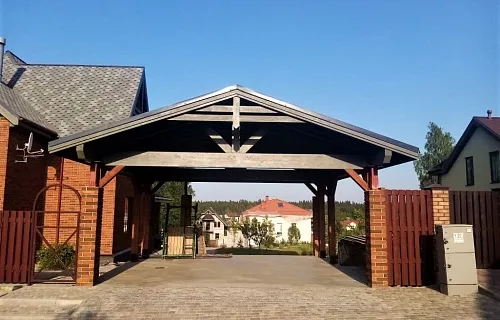 Навес для автомобилей АРКТУР — Фото 2