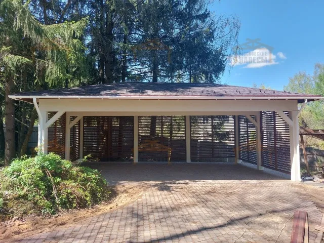 Навес для трех машин ЛАДЬЯ — Фото 2