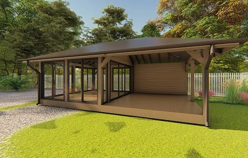 Закрытая беседка РОЙАЛ — Фото 7