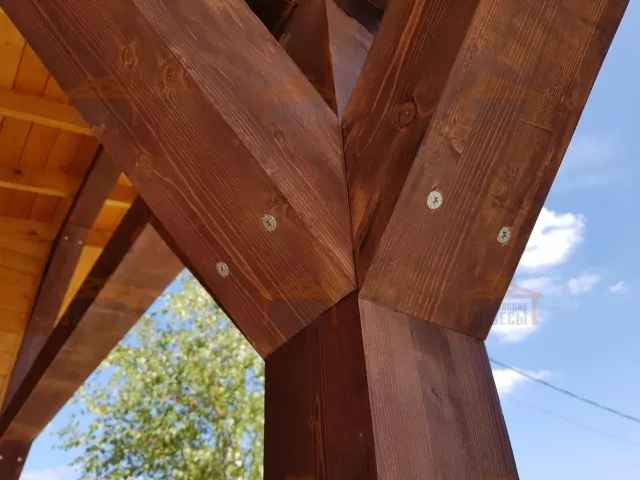 Односкатный навес для техники ДИПЛОМАТ — Фото 3