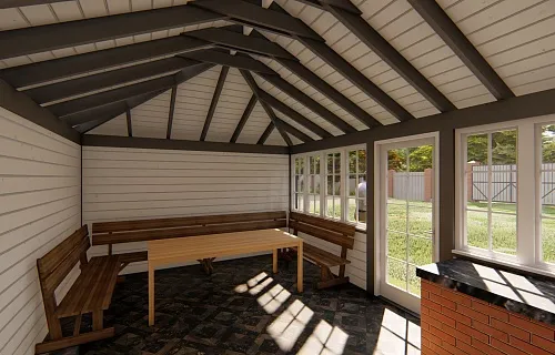 Застекленная беседка СУОМИ — Фото 3