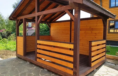 НАВЕС-БЕСЕДКА ОРФЕЙ — Фото 5