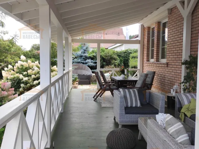 ВЕРАНДА К ДОМУ ЦВЕТОЧНАЯ — Фото 3