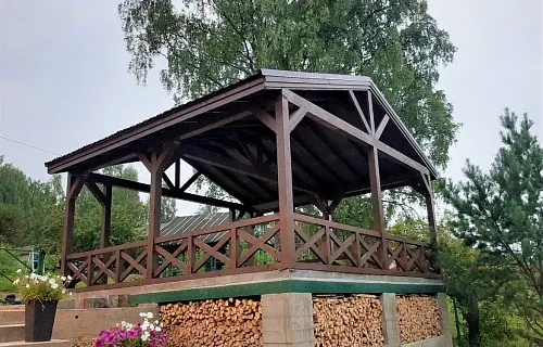 Навес для двух машин ПРОВАНС — Фото 2