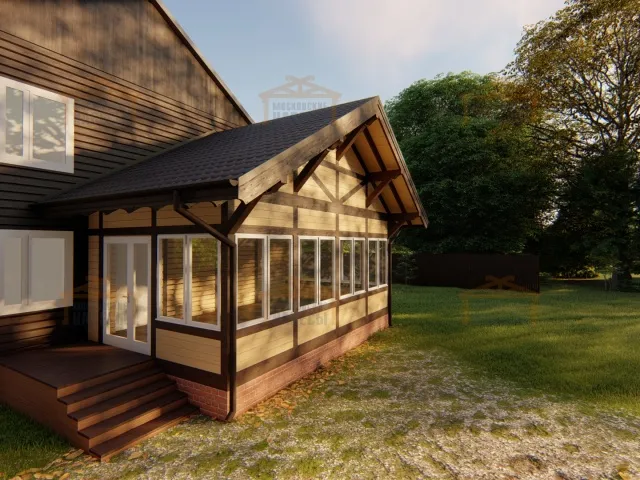 ВЕРАНДА К ДОМУ ПАРК АВЕНЮ — Фото 6