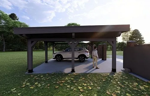 Навес для двух машин ФЛЭТ 3.0 — Фото 5