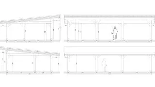 Навес для двух машин РОНДО 2.0 - миниатюра