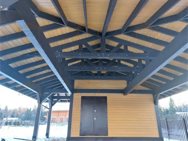 Навес с хозблоком АРИЗОНА — Фото 3