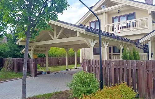 Навес для двух машин АСТОР — Фото 2