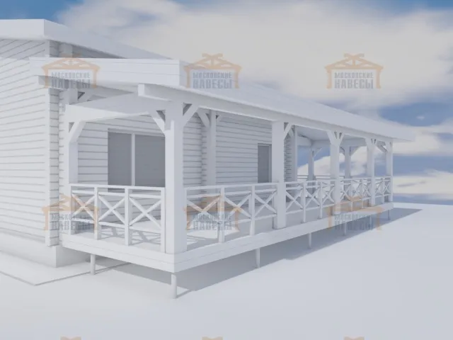 ВЕРАНДА К ДОМУ КАЗАНСКАЯ — Фото 5