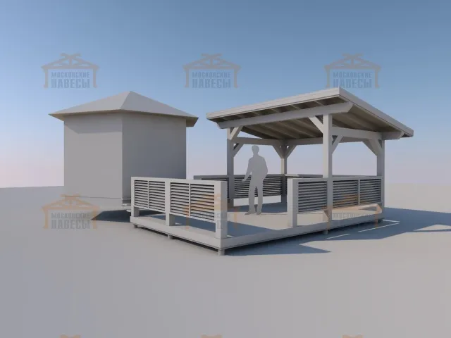НАВЕС-БЕСЕДКА КЕПЛЕР — Фото 4