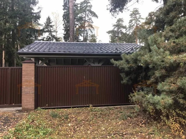 Навес для двух машин ФОРТЕ — Фото 4