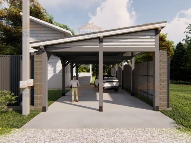 Навес односкатный для автомобилей ОСТИН — Фото 5