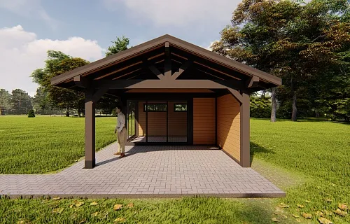 Застекленная беседка БУРЕВЕСТНИК 2.0 — Фото 12