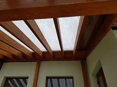 Веранда из лиственницы, г. Москва