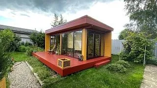 Застекленная беседка САДОВЫЙ ОФИС - миниатюра