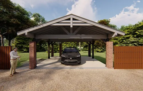 Навес для автомобилей АРКТУР — Фото 3