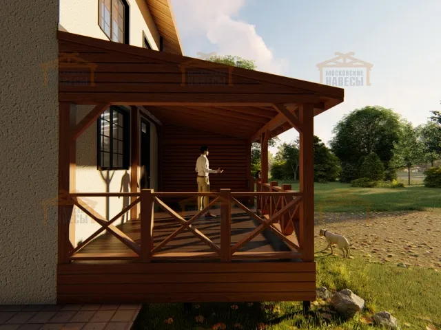 ВЕРАНДА К ДОМУ СОНАТА — Фото 3