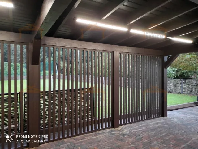 Деревянный навес для авто ШЕРВУД — Фото 2