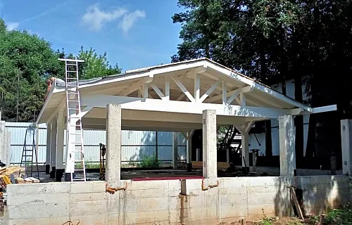 Навес для шести машин БОЛЬШОЙ — Фото 5