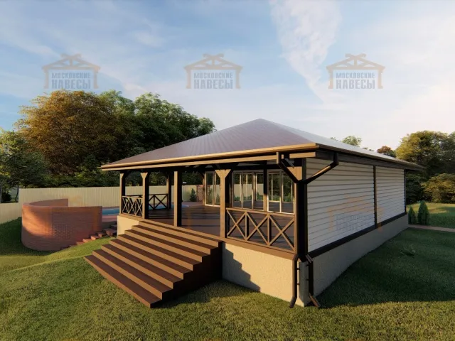 Застекленная беседка ТРИУМФ — Фото 2