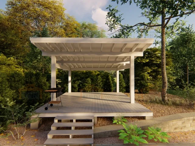 НАВЕС-БЕСЕДКА ВЕРСАЛЬ — Фото 5