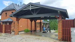Навес для автомобилей АРКТУР - миниатюра
