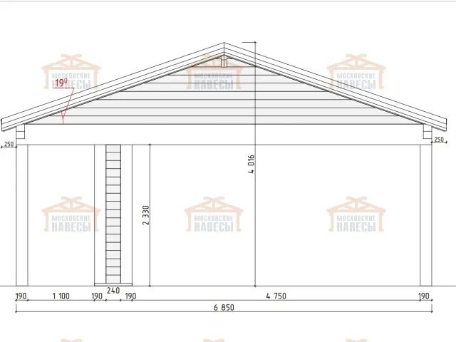 Навес с хозблоком АТМОСФЕРА — Фото 9