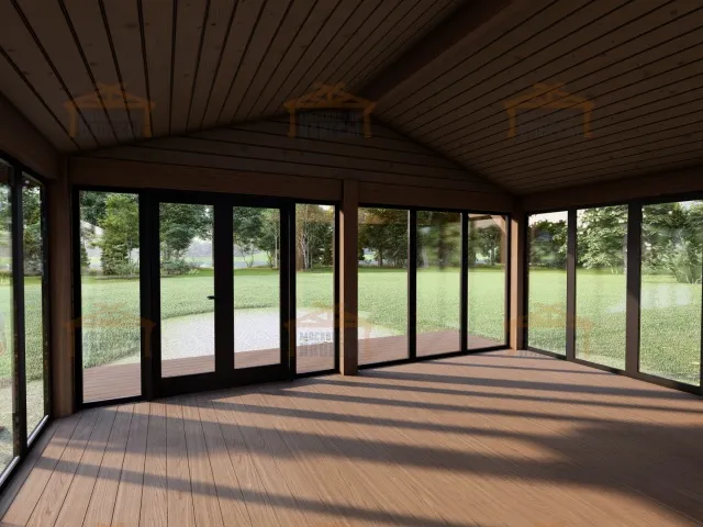 Застекленная беседка МОНТАНА 2.0 — Фото 6