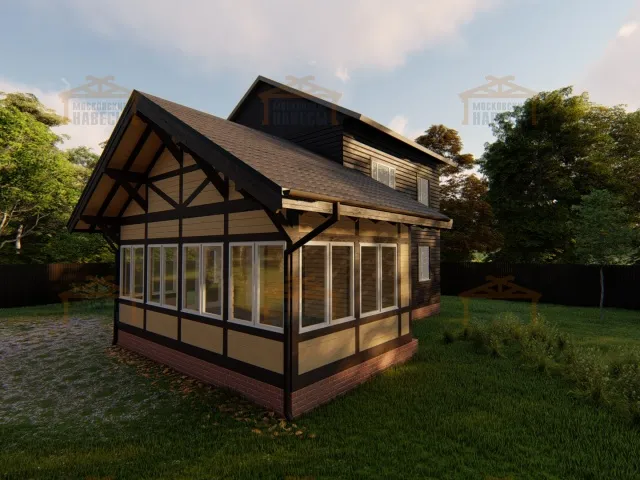 ВЕРАНДА К ДОМУ ПАРК АВЕНЮ — Фото 5