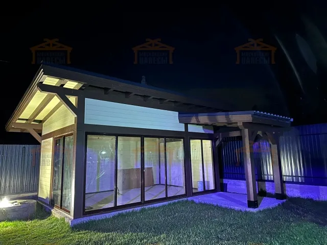 Застекленная беседка АРАГОН — Фото 2