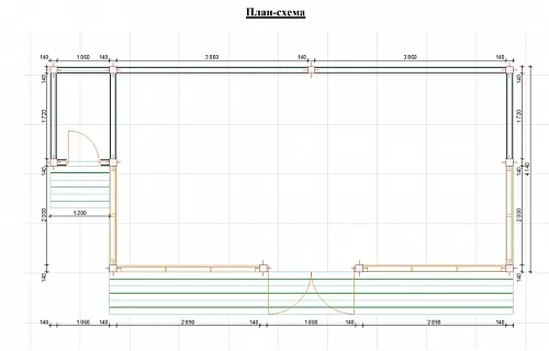 Застекленная беседка КОФЕЙНАЯ — Фото 6