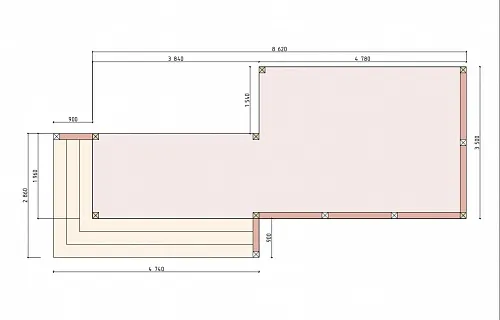 ВЕРАНДА К ДОМУ ГРАЦИЯ — Фото 9