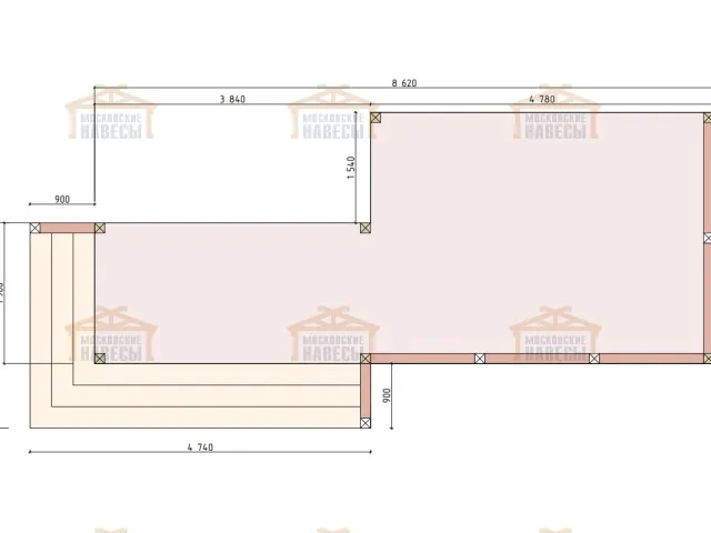 ВЕРАНДА К ДОМУ ГРАЦИЯ — Фото 9