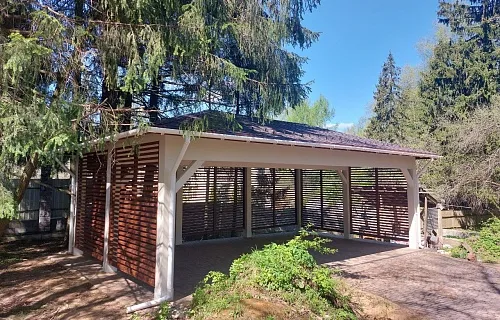 Навес для трех машин ЛАДЬЯ — Фото 6