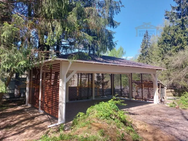 Навес для трех машин ЛАДЬЯ — Фото 6