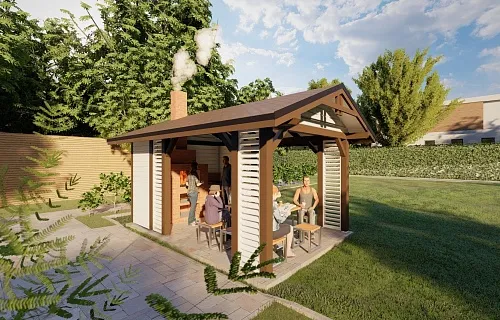 Навес для барбекю МИСТРАЛЬ — Фото 3