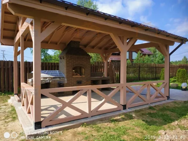 НАВЕС ДЛЯ БАРБЕКЮ ГЕНЕРАЛЬСКИЙ — Фото 4