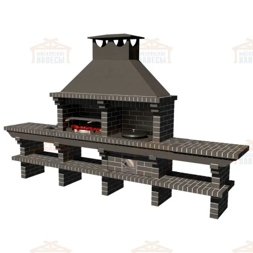 «Печь барбекю 736»