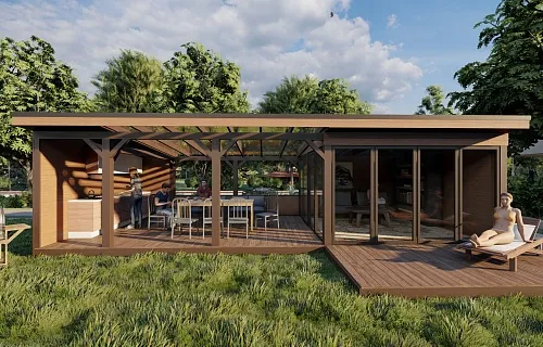 Застекленная беседка ДОЛЬЧЕ ВИТА — Фото 2