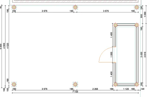 Навес с хозблоком ОРИОН — Фото 8