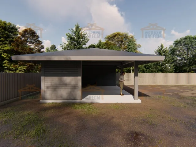 НАВЕС-БЕСЕДКА ИКС — Фото 2