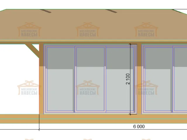 Застекленная беседка ТОСКАНА — Фото 11