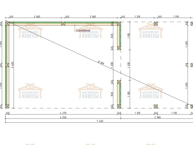 НАВЕС-БЕСЕДКА АДРИЯ 2.0 — Фото 6