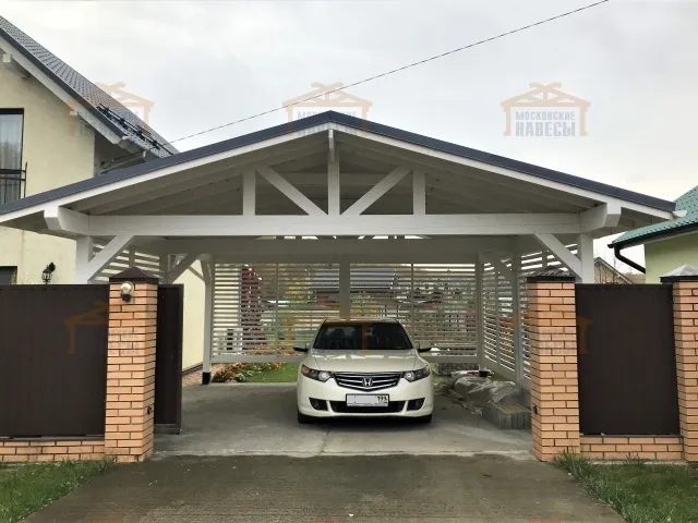 Навес для двух машин КАНТРИ — Фото 7