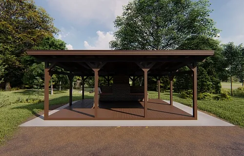 НАВЕС ДЛЯ БАРБЕКЮ НОРМАНДИЯ MAXI — Фото 5