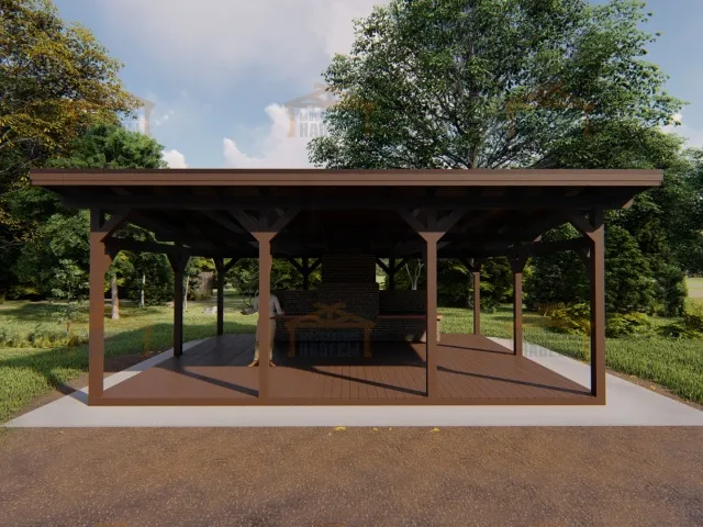 НАВЕС ДЛЯ БАРБЕКЮ НОРМАНДИЯ MAXI — Фото 5