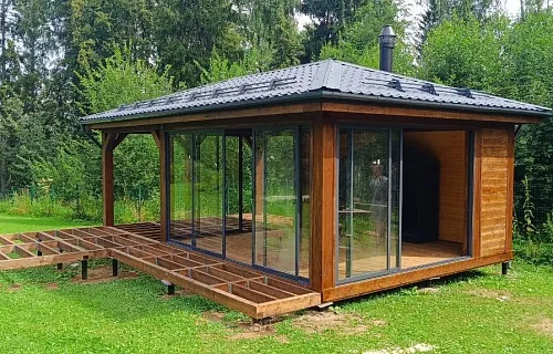 Застекленная беседка АДМИРАЛ 2.0 — Фото 5