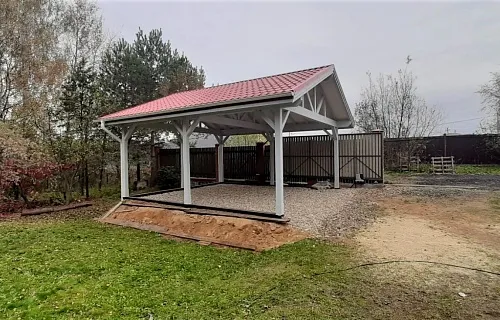 Навес для двух машин КАНТРИ — Фото 8