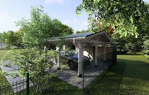 Навес для двух машин КАТАЛОНИЯ — Фото 5